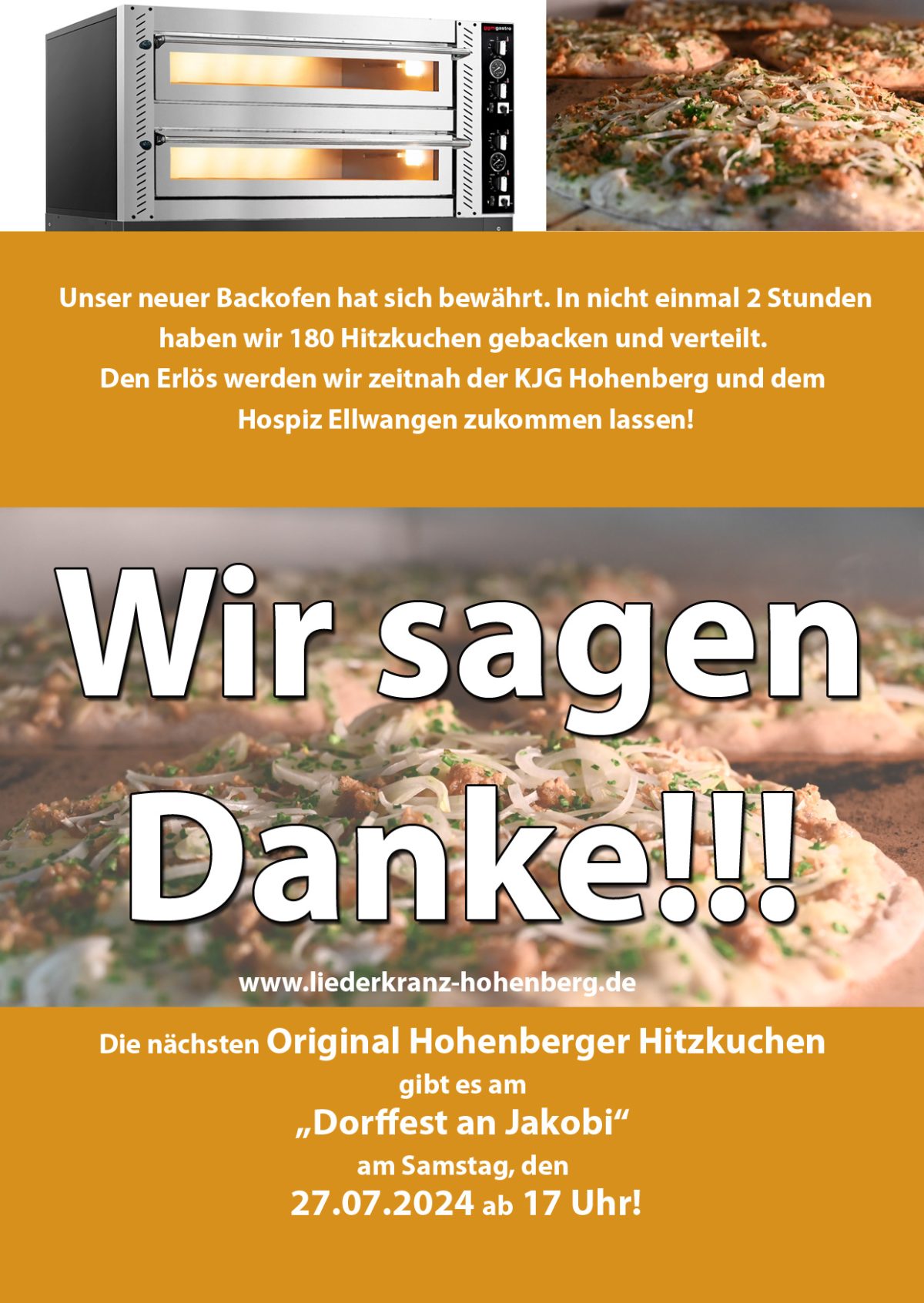 danke hitzkuchenverkauf